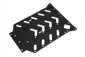 Corally Radio Plate Ssx-8R - 3K Carbon - 1 PC