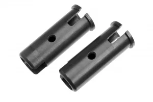 Corally Front Wheel Axle - Chrome Steel - 2 Pcs