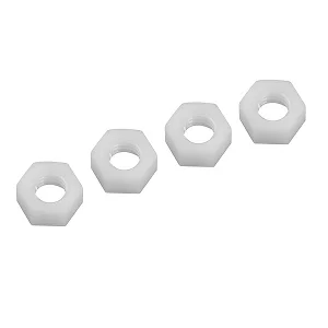Corally Nylon Nut M6 - 4 Pcs