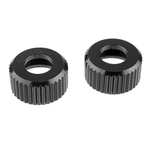 Corally Shock Body Cap - Lower - Aluminium. - 2 Pcs