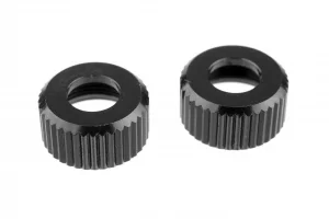Corally Shock Body Cap - Lower - Aluminium. - 2 Pcs