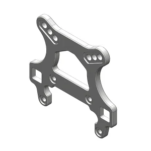 Corally Shock Tower - 4mm - Aluminium - Front - 1 PC