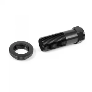 Corally Servo Saver Shaft With Nut Aluminium Black 1 Set