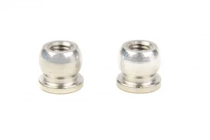 Corally Threaded Ball - 6mm - Steel - 2 Pcs