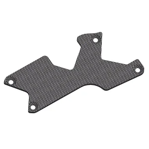 Corally Suspension Arm Stiffener Rear Right Graphite 1.5mm 1 PC