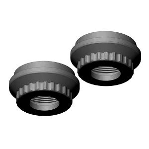 Corally Shock Cap - Lower - Aluminium - 2 Pcs