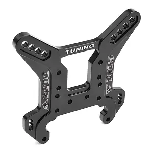 Corally Shock Tower Rear Swiss 7075 T6 5mm Hard Black