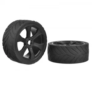 Corally Sprint Rxa Asuga Xlr Street Tyres LP Glued/Black Rim (2)