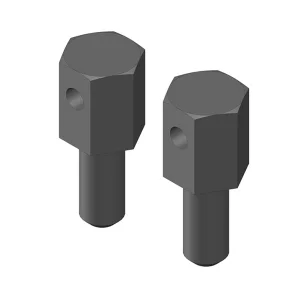Corally Battery Brace Screws - 2 Pcs