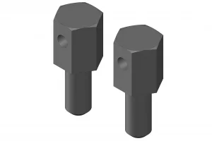 Corally Battery Brace Screws - 2 Pcs