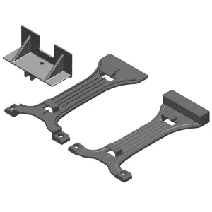 Corally Battery Brace - 2S-3S - Composite - 1 Set