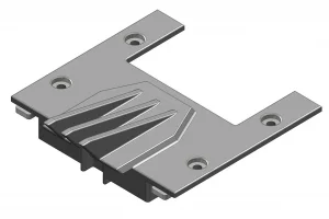 Corally Chassis Cover - Long Wheelbase - Front - Composite