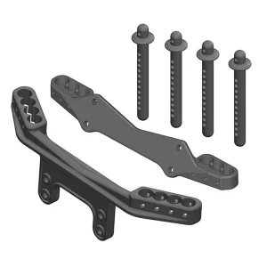 Corally Body Mount Set - Fr/Re - 1 Set