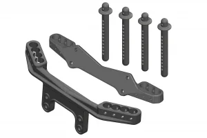 Corally Body Mount Set - Fr/Re - 1 Set