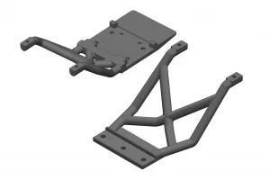 Corally Skid Plates - Fr/Re - 1 Set