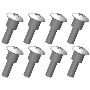 Corally Shoulder Screws - Steel - 8 Pcs