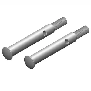 Corally Wheel Axle - Front - Steel - 2 Pcs