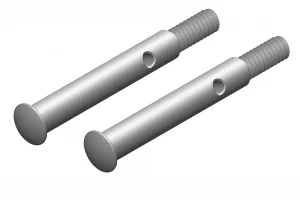 Corally Wheel Axle - Front - Steel - 2 Pcs