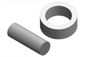 Corally Stub Axle Pin - For Slipper Shaft - Steel