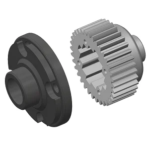 Corally Diff Gear - Metal - Di Ff Gear Cover - Composite - 1 ** CLEARANCE **