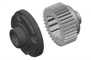 Corally Diff Gear - Metal - Di Ff Gear Cover - Composite - 1