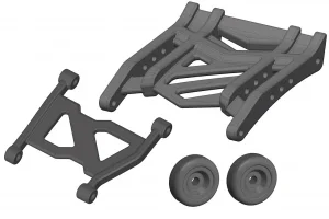 Corally Wheelie Bar - Composite - 1 Set