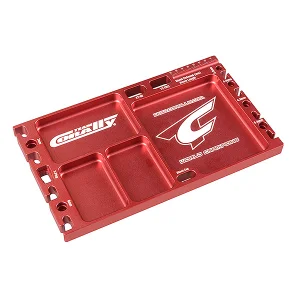 Corally Multi Purpose Ultra Tray - CNC Machined Aluminium - Red