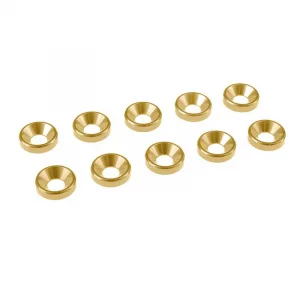 Corally M3 Flat Head Washer Aluminium Le 10 Pcs