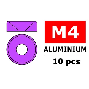 Corally Aluminium Washer For M4 Flat Head Screws Od=