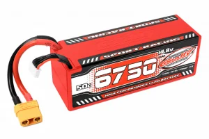 Corally Sport Racing 50C Lipo Battery - 6750Mah - 14.8v 4S XT90