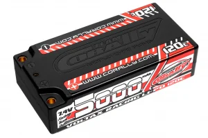 Corally Voltax 120C LiPo Battery - 5000Mah - 7.4V - Shorty