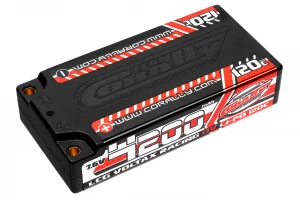 Corally Voltax 120C HV LiPo Shorty Battery - 4200mAh - 7.6V - 4mm Tubes