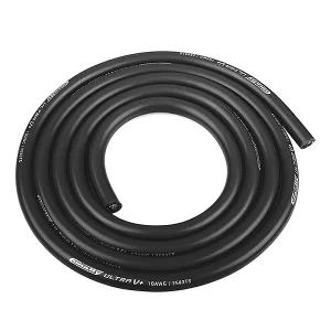 Corally Ultra V+ Silicone Wire - 10AWG - Black - 1M