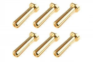 Corally Bullet Connector 4.0mm - Male - Solid Type -