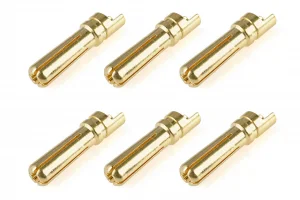 Corally Bullet Connector 4.0mm - Male - Solid Type -