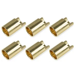 Corally Bullet Connector 6.5mm - Female - Gold Plated
