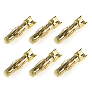 Corally Bullet Connector 4.0mm - Male - Spring Type -