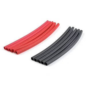 Corally Shrink Tubing - 2.4mm - Red + Black - 10 Pcs