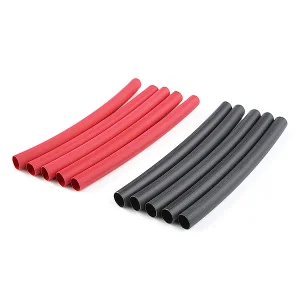 Corally Shrink Tubing - 4.7mm - Red + Black - 10 Pcs