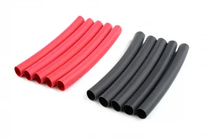 Corally Shrink Tubing - 6.4mm - Red + Black - 10 Pcs