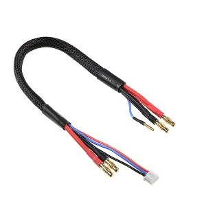 Corally Charge/Balance Lead - 4mm Bullet Connector 2S