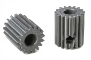 Corally 64DP Pinion - Short - Hard Anodised Al7075 -