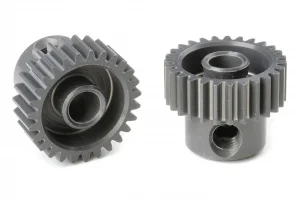 Corally 64DP Pinion - Short - Hard Anodised Al7075 -
