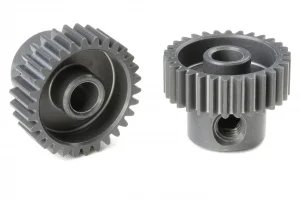 Corally 64DP Pinion - Short - Hard Anodised Al7075 -