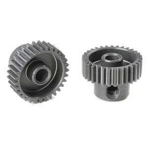 Corally 64DP Pinion - Short - Hard Anodised Al7075 -