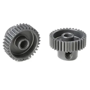 Corally 64DP Pinion - Short - Hard Anodised Al7075 -