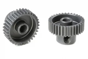 Corally 64DP Pinion - Short - Hard Anodised Al7075 -