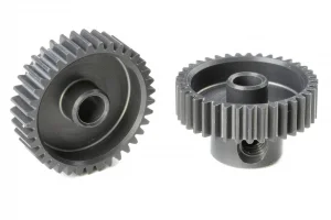 Corally 64DP Pinion - Short - Hard Anodised Al7075 -