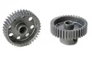 Corally 64DP Pinion - Short - Hard Anodised Al7075 -