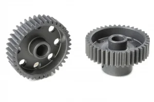 Corally 64DP Pinion - Short - Hard Anodised Al7075 -